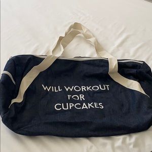 Private Party gym duffel bag